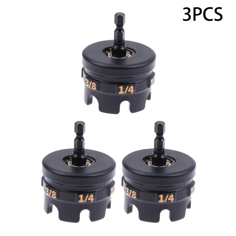 1Pc Nut Zipper Drill Attachment Quick Disassembly Nut Drill Socket Wrench Tool Nut Driver