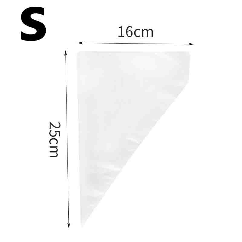100Pcs Disposable Piping Bags Thickened Pastry Decorating Bags Cake Icing Frosting Bags Baking Tools Kitchen Accessories