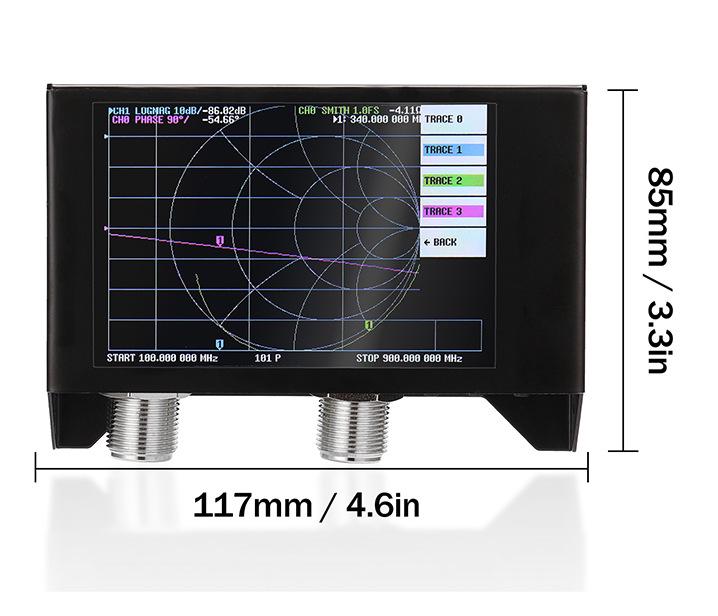 4.0" Touchscreen 3G Vector Network Analyzer NanoVNA V2 Antenna Analyzer