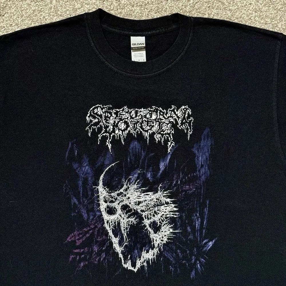 Unisex Short Sleeve Crew Neck Cotton T Shirt Spectral Wound L