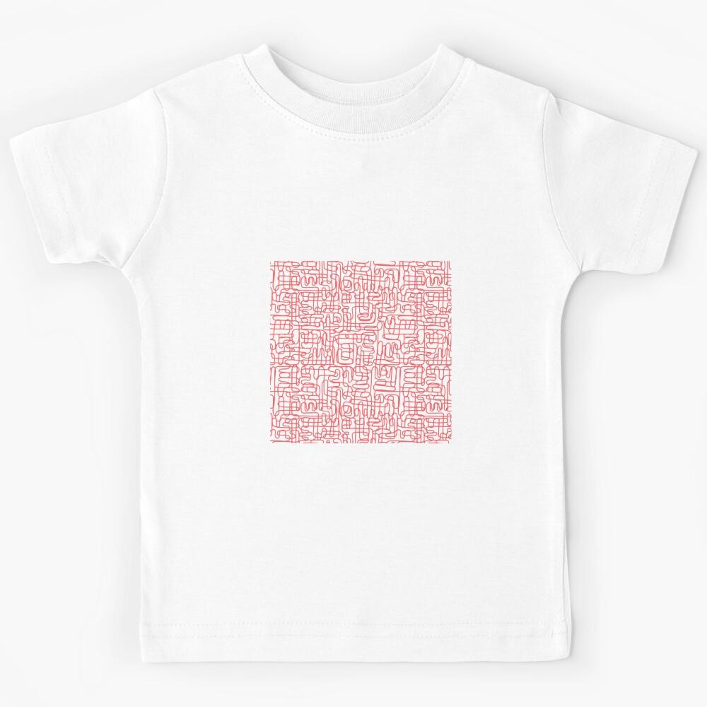 One Line - Red Kids T-Shirt 100