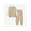 [Kids] Tod Planet Embroidered Velour Ribbed Set  Fk2fsg4501x Beg  q0zFk2fsg4501xBeg