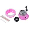 Cotton Candy Machine, Easy-to-Use Cotton Candy Machine, for Adults and Children, Stainless Steel, PP, Pink