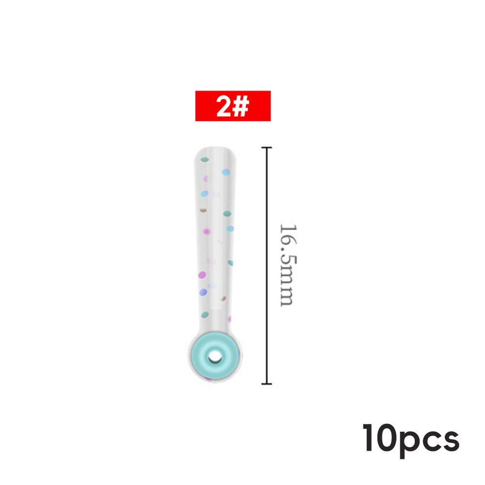 

10 шт. Разноцветные Черные Силиконовые Большие Стопоры для Поплавка Competitive Protective Lines Двухъядерные Защищающие от Перекручивания Стопоры для Поплавка 2# 10PCS