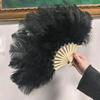 Ventaglio di Piume di Struzzo per Palco e Sfilate di Moda - Grande Oggetto di Scena Pieghevole