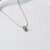 Simple Titanium Steel Necklace Women'S Light Luxury High-End Love Pendant Neck Chain Autumn And Winter Sweater Chain Minimalist Style