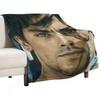 Alain Delon Throw Blanket Sofa Heavy To Sleep Camping Halloween Bed Plaid Shaggy Blankets