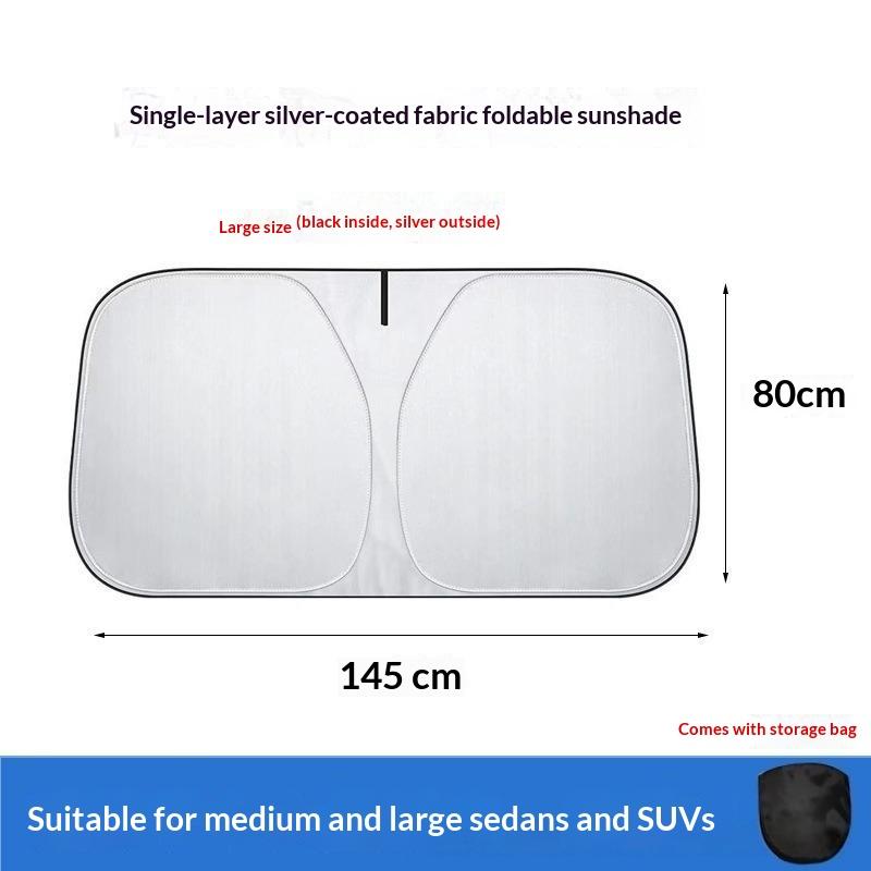 1Pcs Front Sunshade Summer Window Visor Protection Car Sun Shade Cover Foldable Curtains Summer Cooling Uv Refletive Accessories