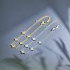 Women's Elegant Star Clover Zirconia Bracelet with Rhinestones
