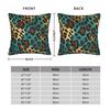 Pillow Cover Leopard Pattern Wildlife Print Retro Trendy Pillow Case For Sofa Home Decoration Pillowcases