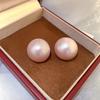 Silver Needle Pink Cubic Zirconia Flower Stud Earrings – Elegant & Delicate Accessories for Women.