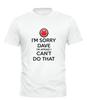I'm Sorry Dave Hal 2001 A Space Odyssey T-Shirt | Stanley Kubrick | Sci Fi