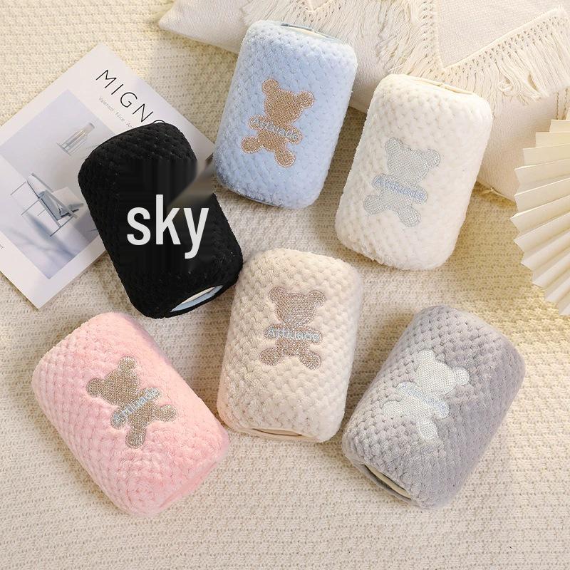 

Теплые плюшевые мультяшные нарукавники для женщин - Пыленепроницаемые, Толстые, Грязеотталкивающие, Милые короткие нарукавники для осени/зимы One Size