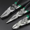 8" Diagonal Pliers Crimping Tool Wire Stripper Multi Tools Chrome Vanadium Steel Diagonal Side Cutting Pliers Wire Cutter