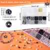 1box 576Pcs 24 Style Round Beads Jewelry Making Fiding Kit Mixed Color