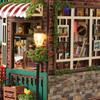 Montage erforderlich 3D Buchstützenmodell Holz Miniatur Puppenhaus Bausatz Für Bücherregal Dekoration