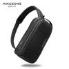Herren Brusttasche Kingsons 9,7 Zoll Tabletttasche Prägnantes Design Business Umhängetasche Wasserdichte Crossbody-Tasche Schwarz KS3288W-A