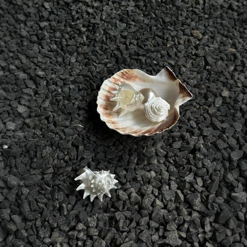 Bohemian Thorn Design Ring White Resin Starfish Shell Creative Seaside Jewelry for Women Daily Casual Wear