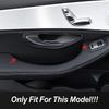 For Mercedes Benz C Class W205 GLC X253 2015-2018 Car Door Armrest Handle Tray Storage Box Organizer Holder Interior Accessories