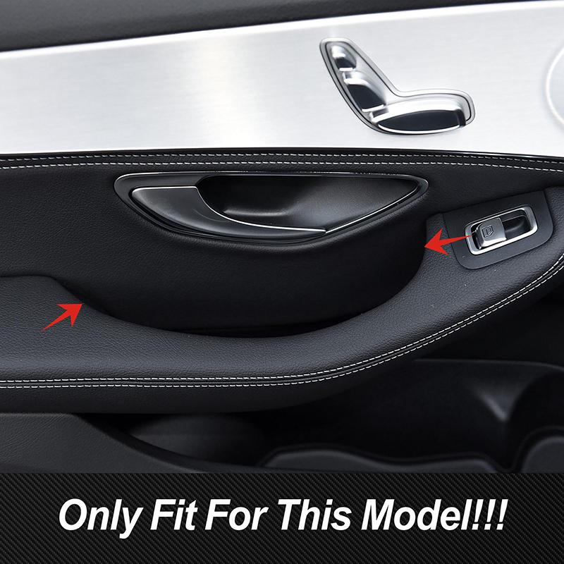 For Mercedes Benz C Class W205 GLC X253 2015-2018 Car Door Armrest Handle Tray Storage Box Organizer Holder Interior Accessories
