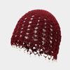 Sweet Knit Beanies Bohemian Style Weave Cap Vintage Crochet Hollow Knitted Hat  Girls