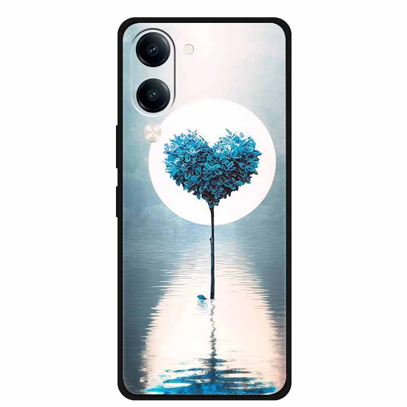 For Vivo iQOO Z10 Lite Case Silicone Black TPU Funda Back Cover for iQOO Z10 Lite 5G I2409 Soft Case Animal Coque IQOOZ10 Lite