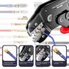 1pc Labor-Saving Crimping Tool, SN-58B Pliers for Spade Insulated Terminals, Ratchet Mechanism for Precise Crimping