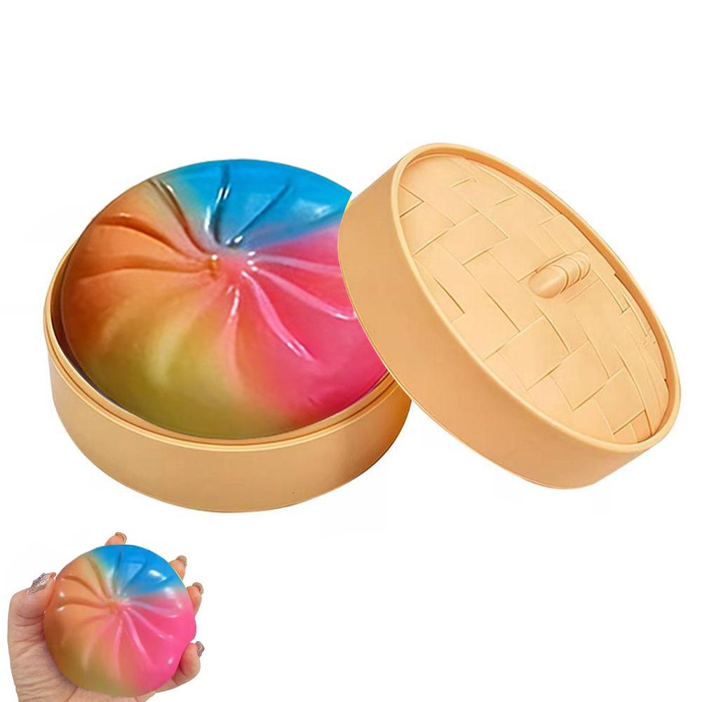 Блестящий Пельмень, Блестящий Пельмень Сквиши Коробка Пельмени Сквиши Снятие Тревоги Фиджет Мягкий Сжимаемый Тесто для Декомпрессии