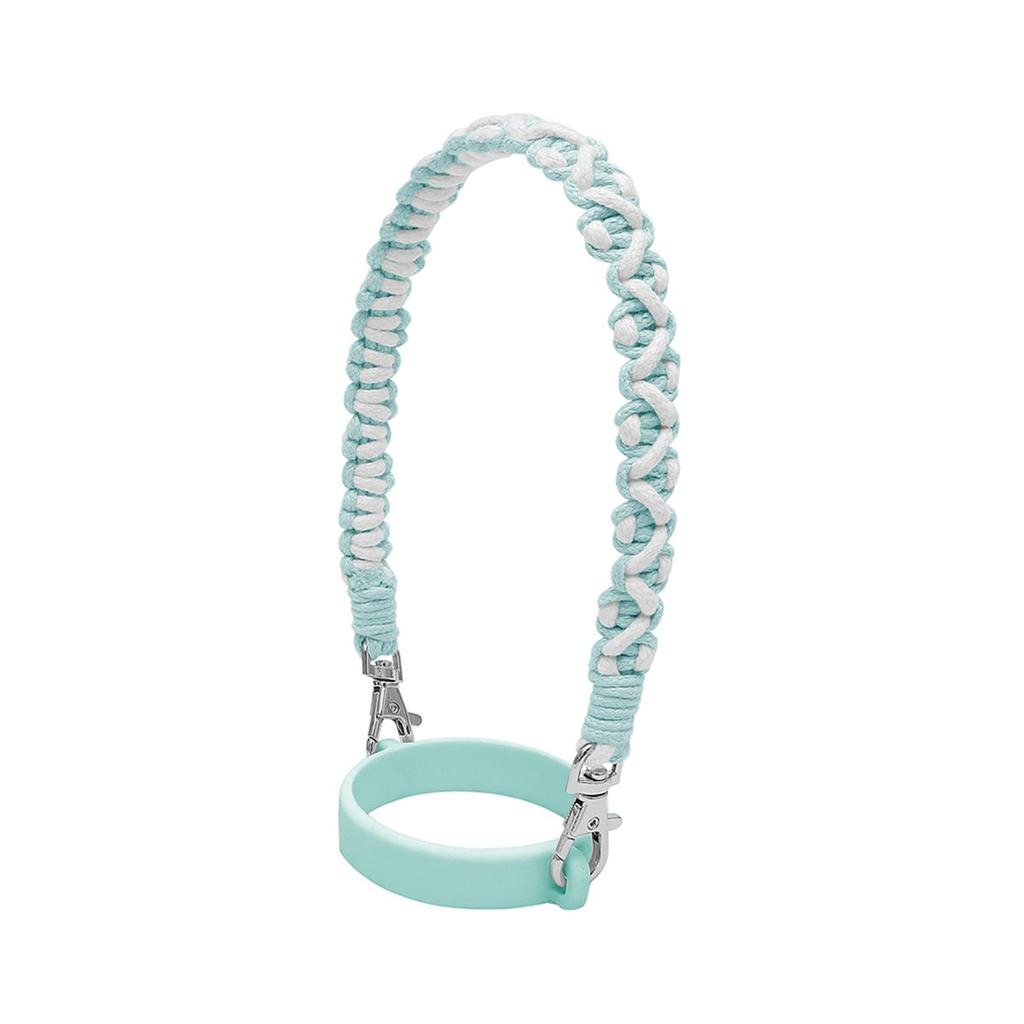 Silicone Water Bottle Handle Strap Water Tumbler Strap Portable Coffee Mug Sling Water Bottle Lanyard for Travel Outing Gym