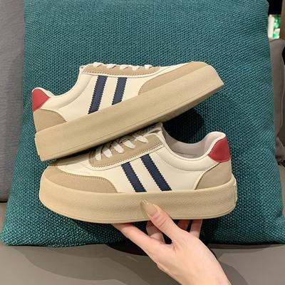Fashion Moral Training Shoes Women's Spring 2025 New Ins Platform Retro Casual Sports Versatile Board Shoes