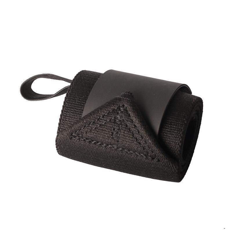 

Weightlifting Wrist Wraps: Durable, Breathable Compression Straps for Strength Training and Pull-up Assistance. Black (single)