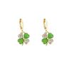 New Four-leaf Flower Earrings, Sweet, Simple and Light Luxury Design Earrings