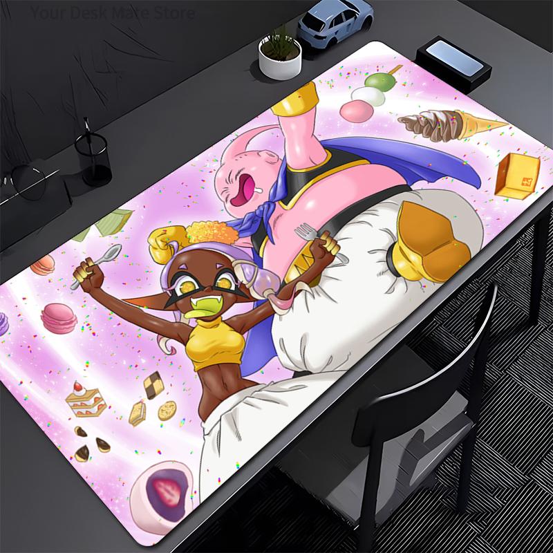 Dragon Ball Majin Buu Mousepad Office Computer Desk Mat Keyboard Mouse Pad Cushion Non-slip Deskpad PC Anime game Large Mousepad