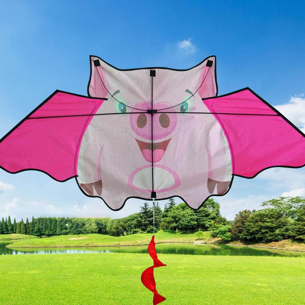 1.6m Tail Large Kite Toy Easy To Fly Primary Stunt Kite with Handle Colorful Flight Kite Enhance Coordination Children Gift