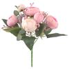 Artificial Bridal Flowers Rose Bouquet Silk Wedding Home Party Decoration