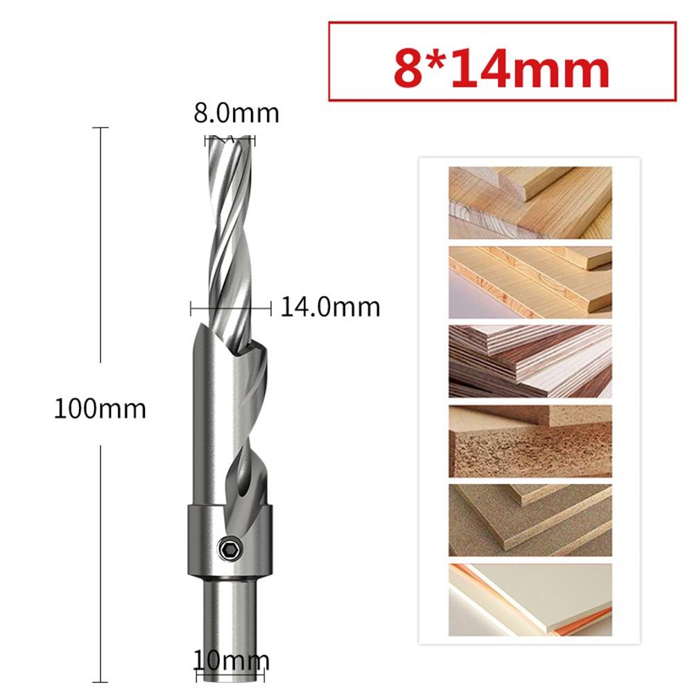Countersink Drill Bit with Double Hole Opener Long Lasting HCS Material