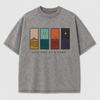 One Day At A Time Acid Wash T-Shirt, Oversized Vintage Graphic Tee, Minimalist