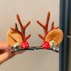 Cute Christmas Deer Antler Hair Clips