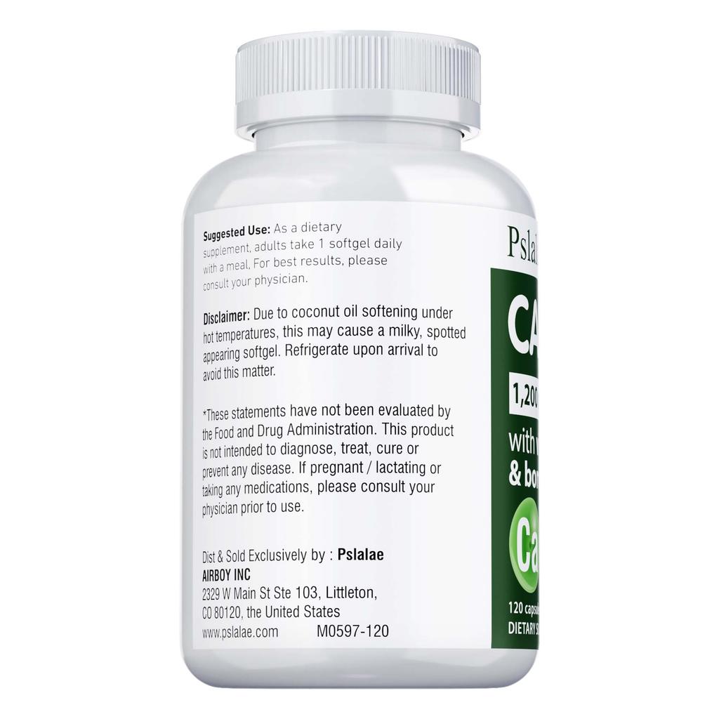 Suplement wapnia zawierający witaminę D3, 1200 mg w porcji, wspiera zdrowie układu odpornościowego, kości i serca.