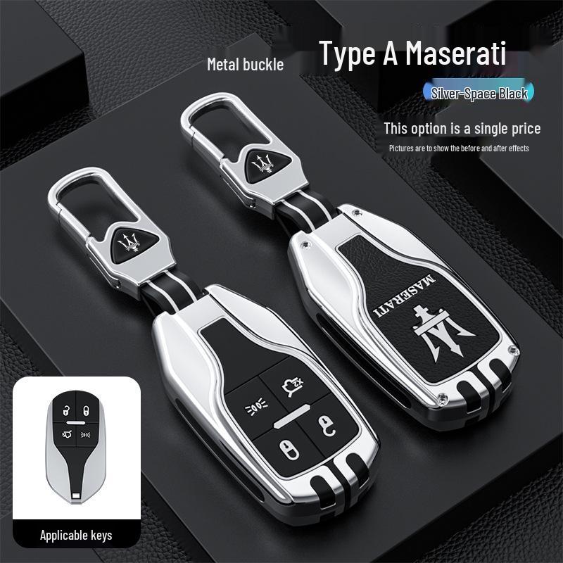 Maserati Ghibli & Levante Key Case with Metal Buckle