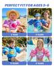 Gogokids Children's Buoyancy Swim Vest with Armbands, 15-30kg, EN 13138-1 Certified, Floatation Vest for Ages 2-6, Inflation-Free Toddler Float Vest w