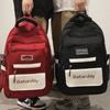 Primary School Boy Junior High School Student Burgundy Backpack Female College Student High School Student Backpack