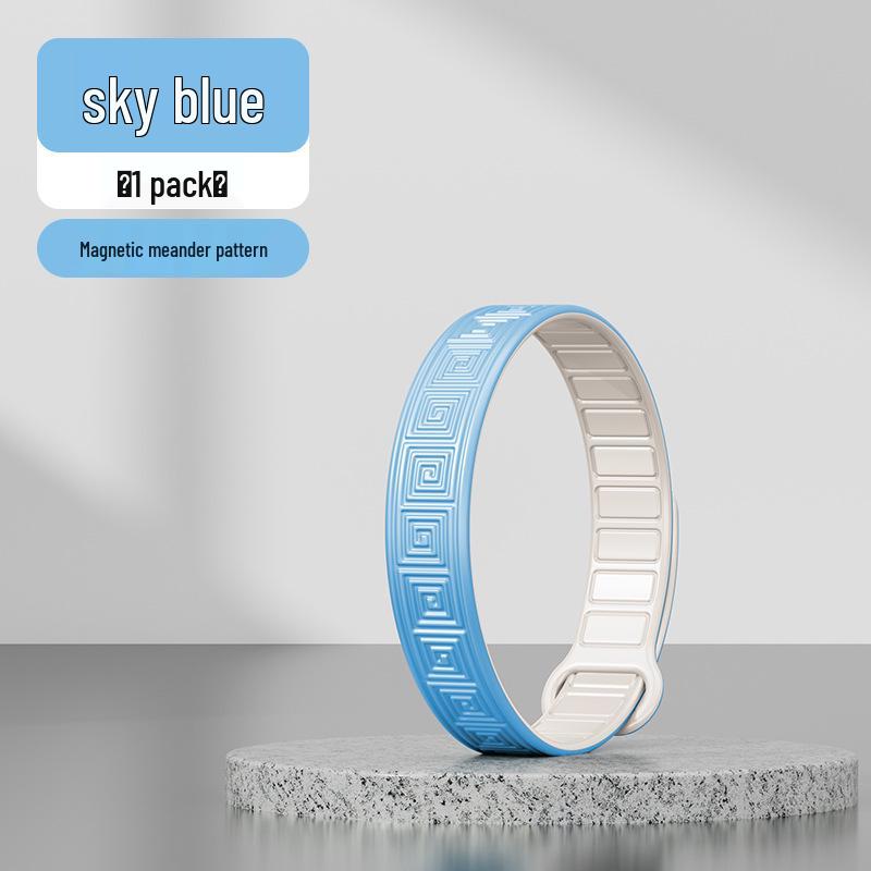 

Антистатический браслет-подвеска из силикона и металла с отрицательными ионами и магнитом