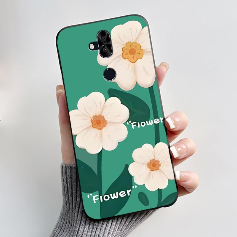 Luxury Fashion Flower For Asus Zenfone 5 Lite ZC600KL 5Q ZC600KL X017DA Silicone Phone Case Protective Back Shell Soft TPU Cover