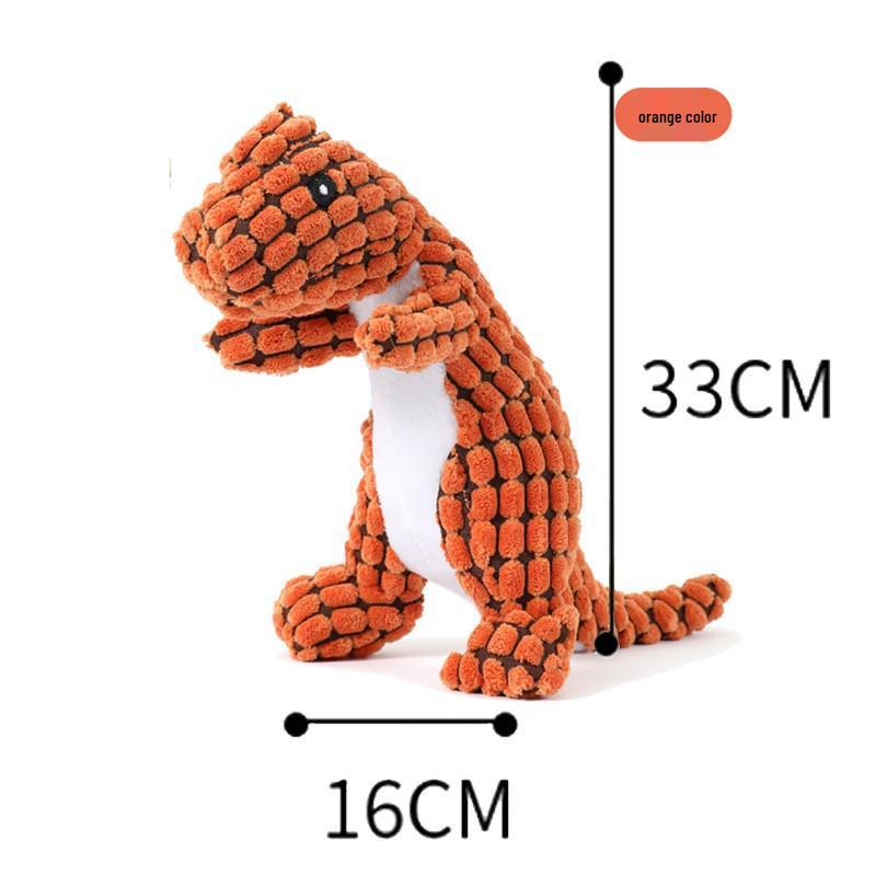 Plush Pizza Dog Toy: Bite-Resistant, Self-Play Molar Reliever for Small & Medium Dogs