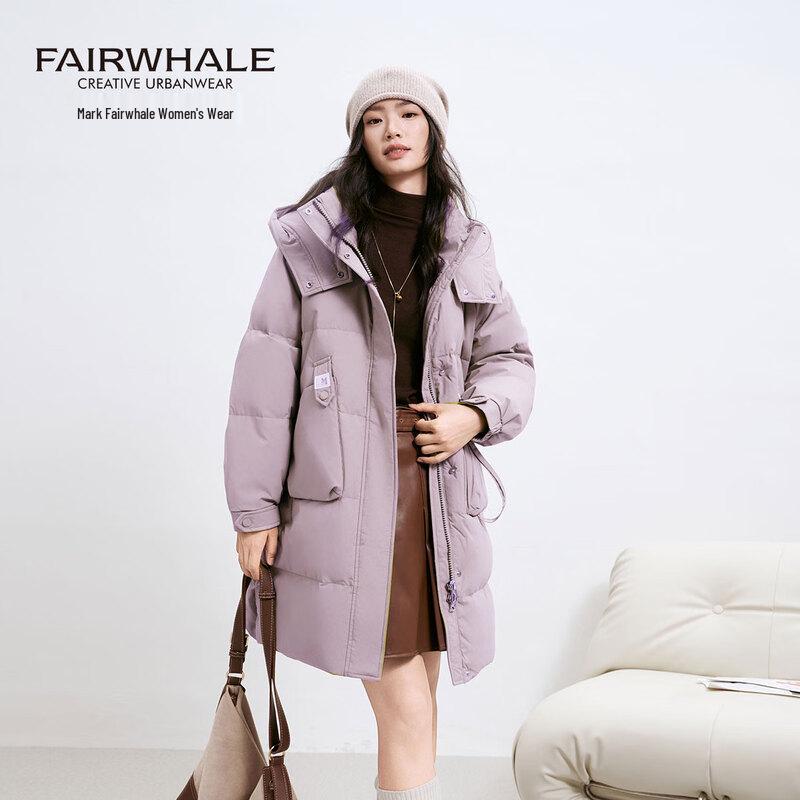 

Mark Fairwhale Women s 90% Duck Down Mid-Length Hooded Jacket S