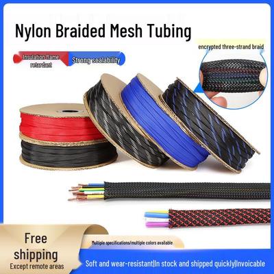 Flame Retardant High-Temperature Nylon Braided Wire Protection Sleeve