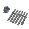 Heavy Duty Smoothing Air Hammer Pneumatic Chisel Bits Tools Pneumatic Chisels with Spring for Construction Repair Task