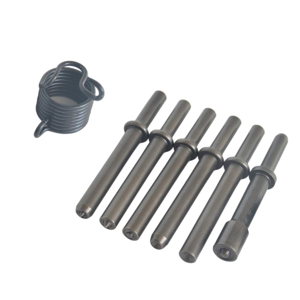 Heavy Duty Smoothing Air Hammer Pneumatic Chisel Bits Tools Pneumatic Chisels with Spring for Construction Repair Task