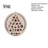 Beginner Friendly Embroidery Supplies 24 Days Christmas Tree Kit, DIY Sewing Kit for Beginners, Holiday Handmade Indoor Crafting Hobby Material